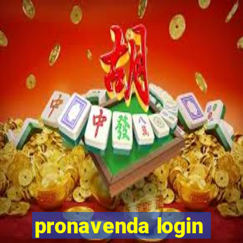 pronavenda login